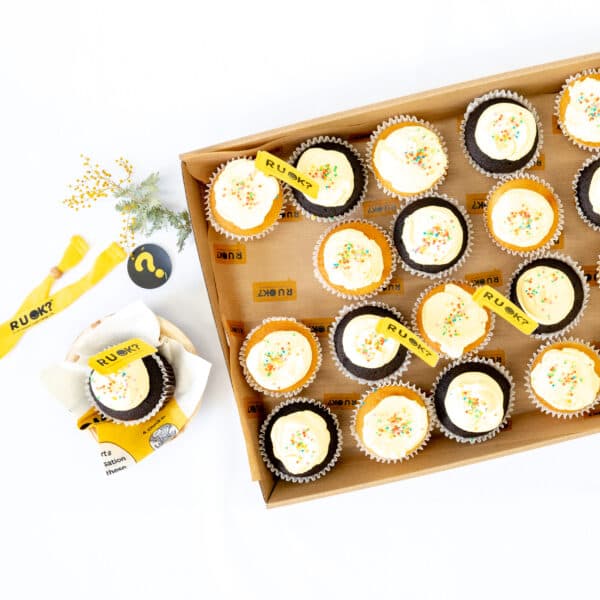 RU OK Day Cupcakes Box (20pcs)