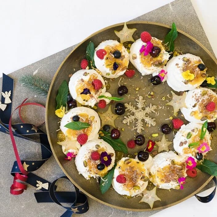 Signature Christmas Pavlova Wreath