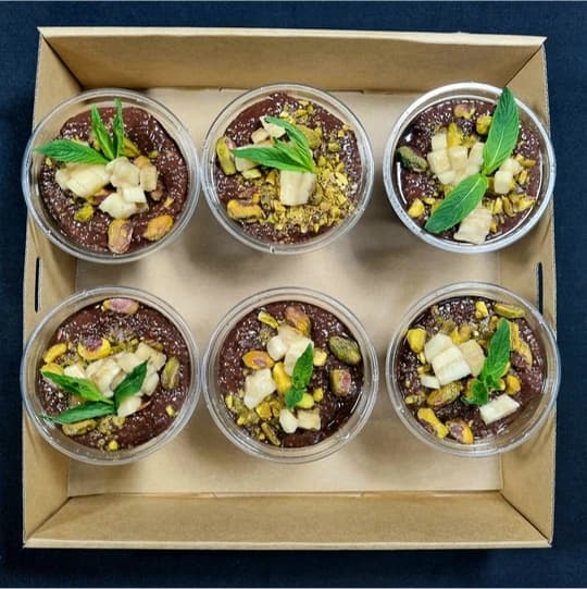 Cacao Chia Pudding Box
