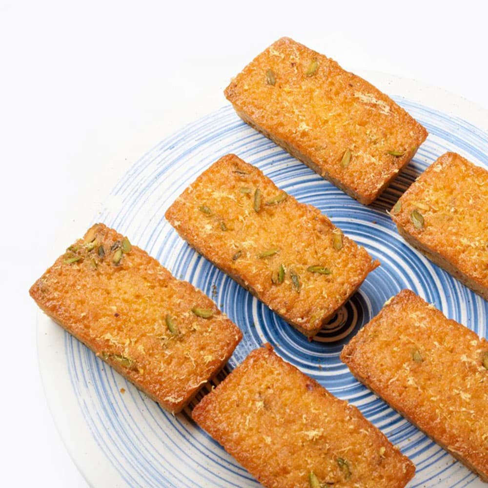 Pistachio, Lemon and Almond Tea Cakes