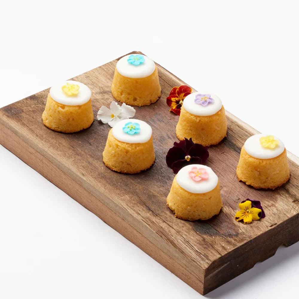 Gluten Free Lime and Coconut Baby Cakes