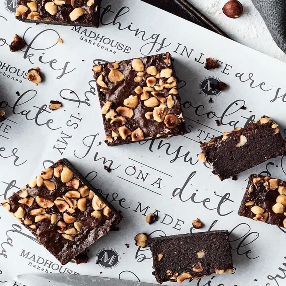 Gluten Free Espresso Hazelnut Brownies