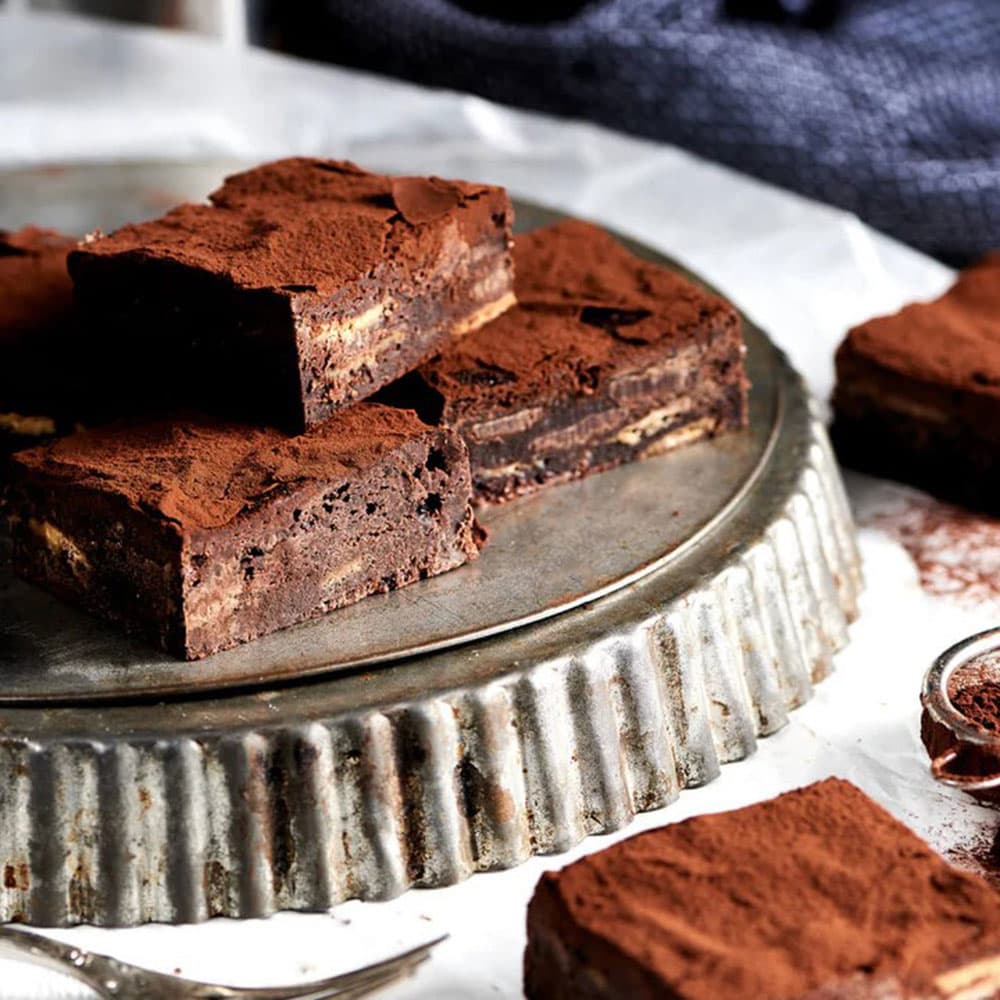 Triple Chocolate Brownies
