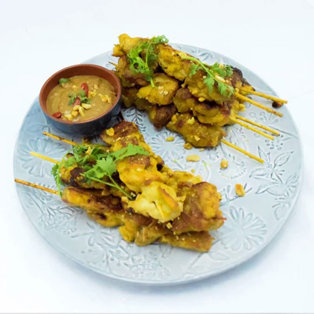 House Made Chicken Satay Skewers