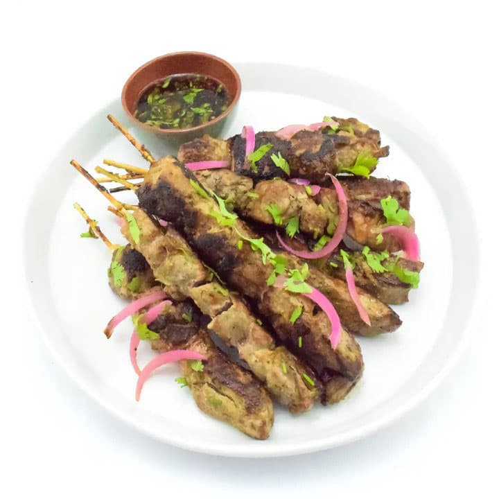 House Made Moo Ping Pork Skewers