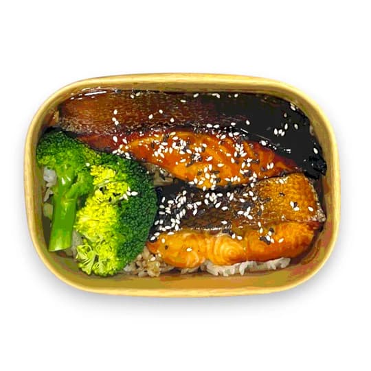 Teriyaki Salmon Rice Box