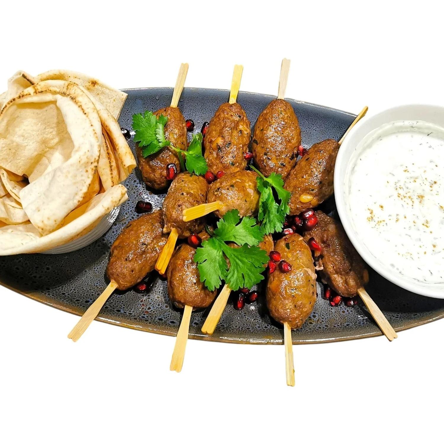 House Made Beef Kofta Skewers