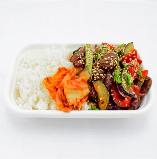 Beef Bulgogi Rice Platter