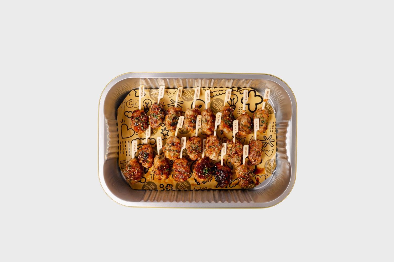Tsukune Charred Japanese Yakitori Meatballs