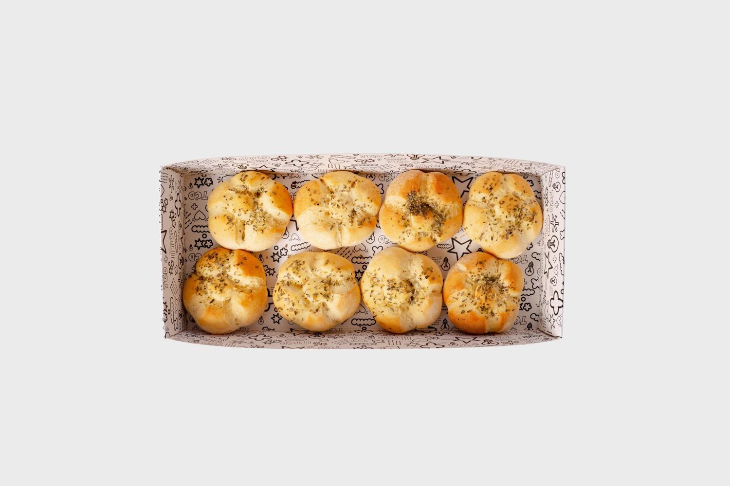 Fresh Michetta Rolls with Sea Salt & Oregano