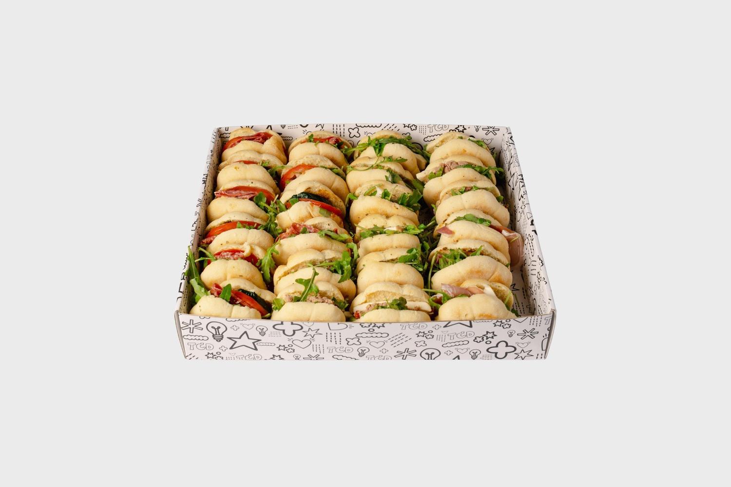 Milano Rosetta Salumi Rolls Platter (Medium)