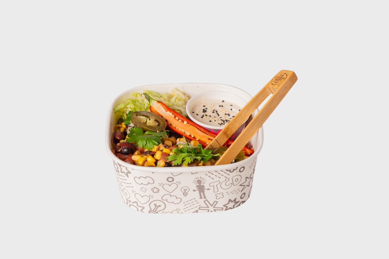 Southern Charred Succotash Salad Bowl