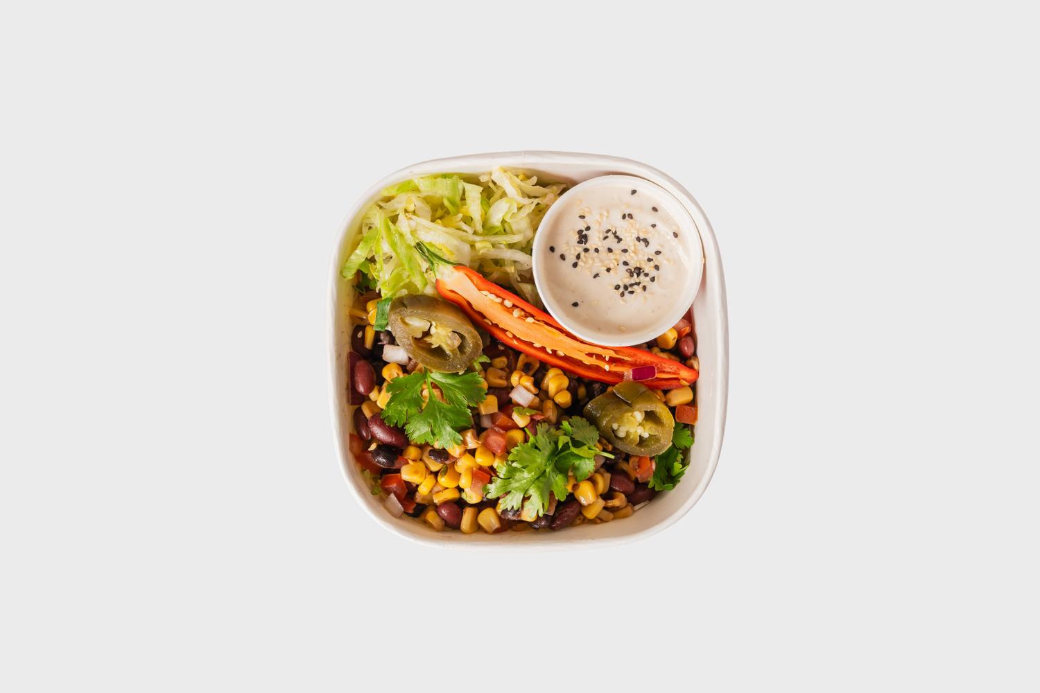 Southern Charred Succotash Salad Platter (Small)