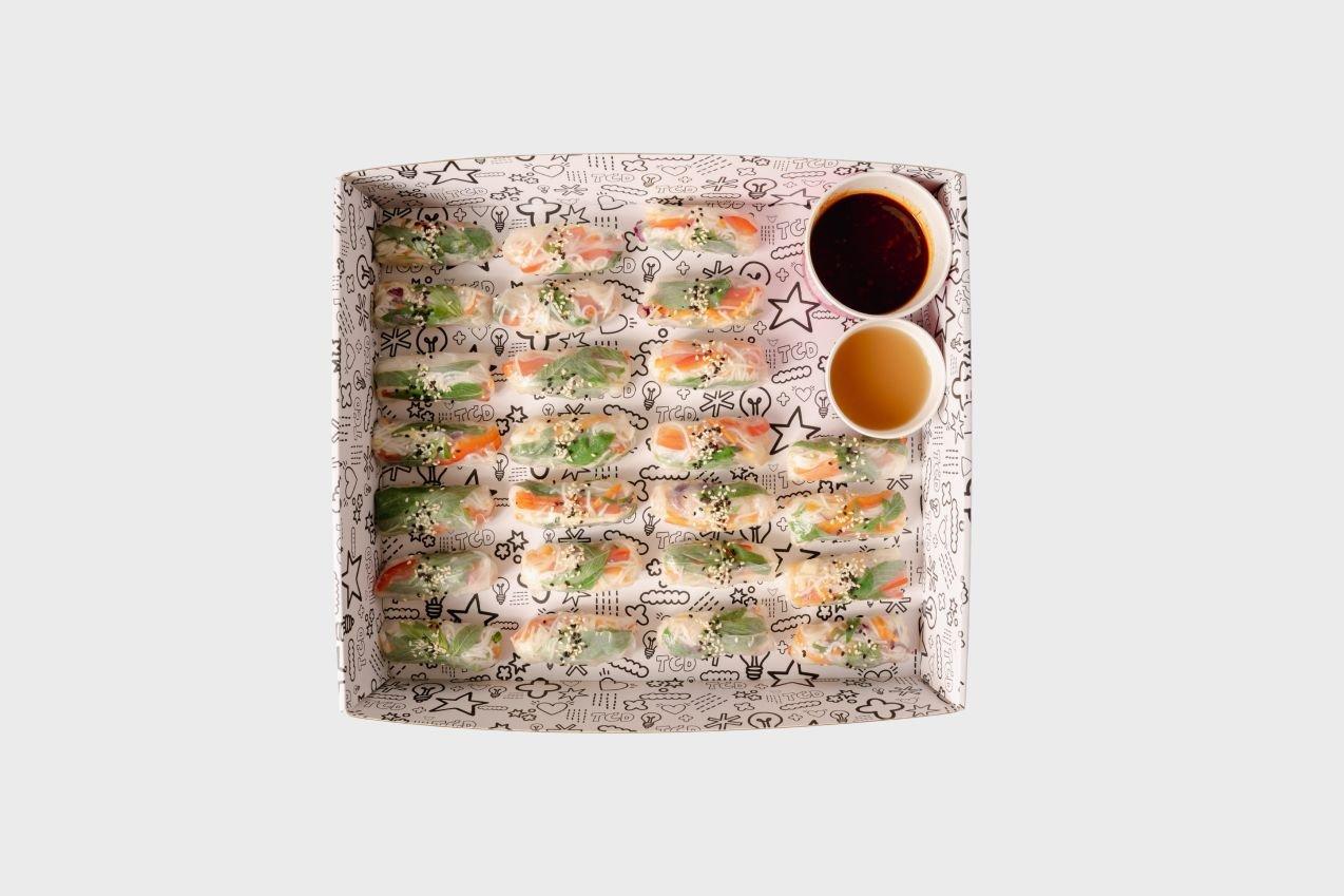 Fresh Rice Paper Rolls Box (Small)