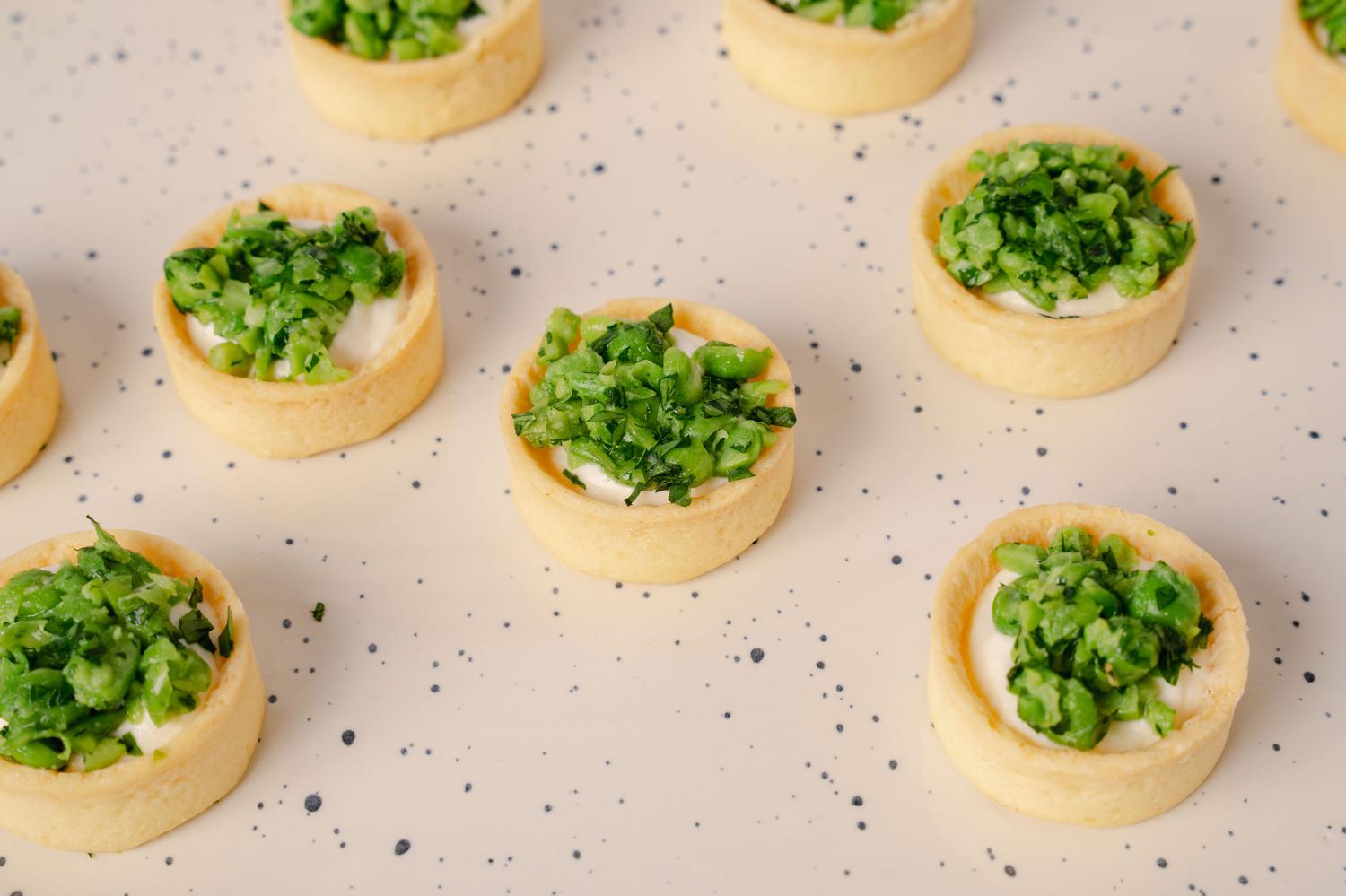 Whipped Ricotta & Green Pea Tart