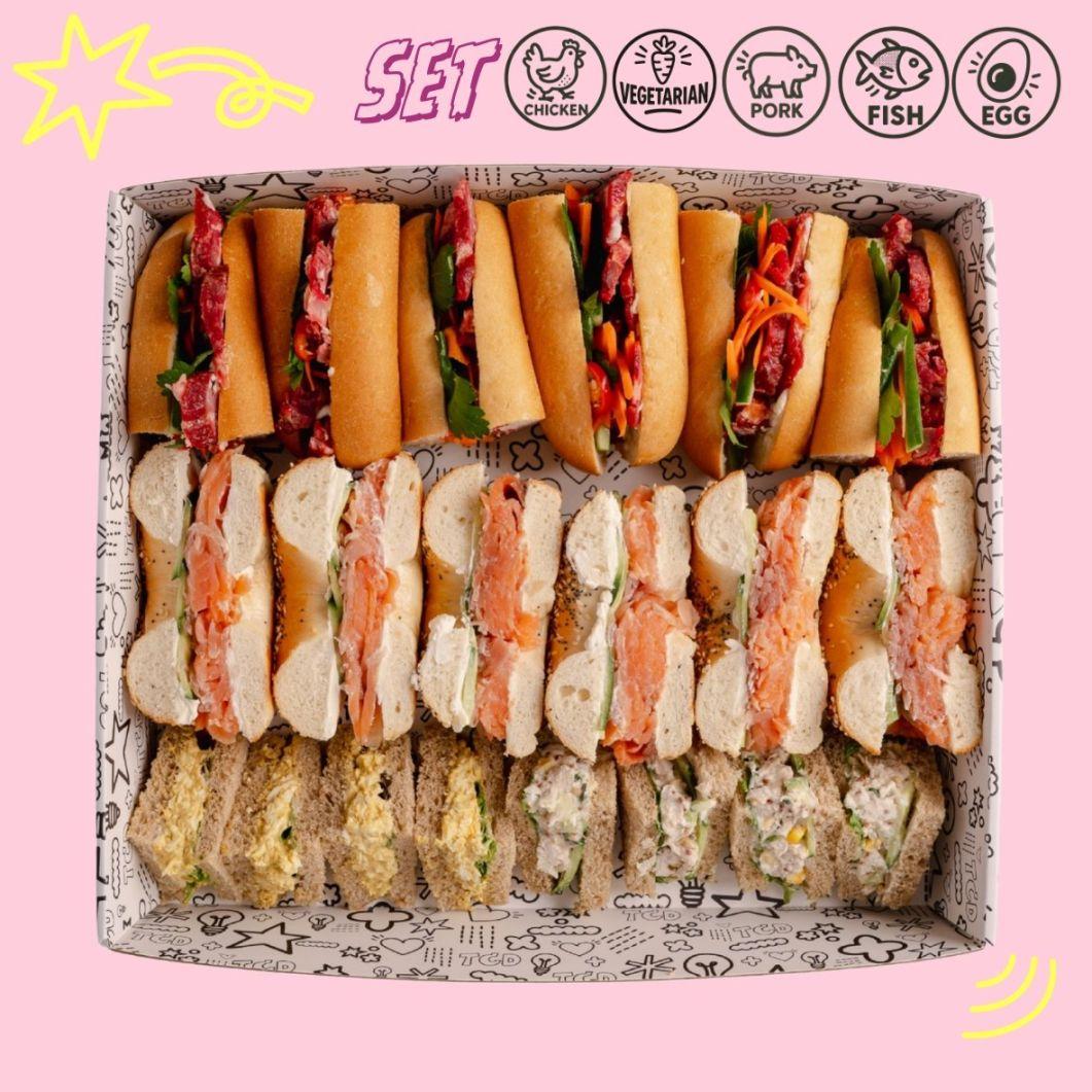 East Meets West Sandwich Box