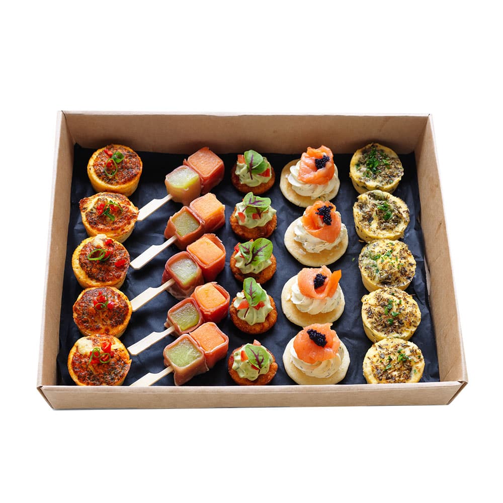 Chilled Breakfast Canapes Collection Box