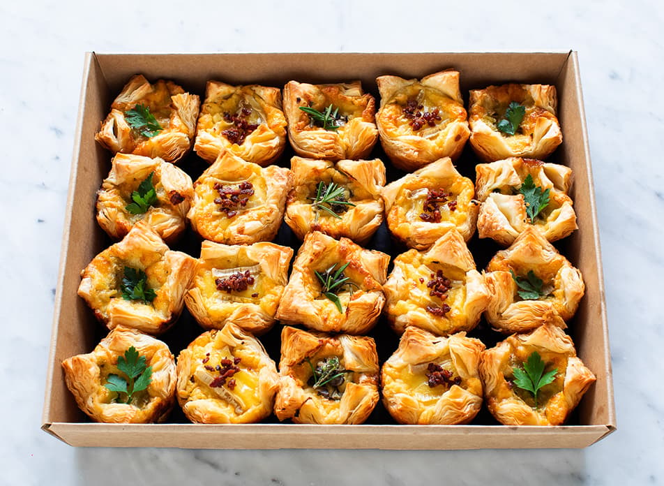 Buttery Quiche Collection, Bacon Brie & Mustard