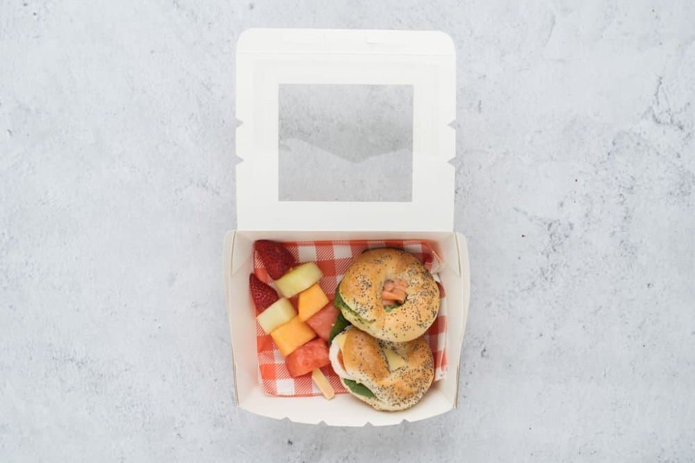 Bagel & Fruit Skewers (Individually Packaged)