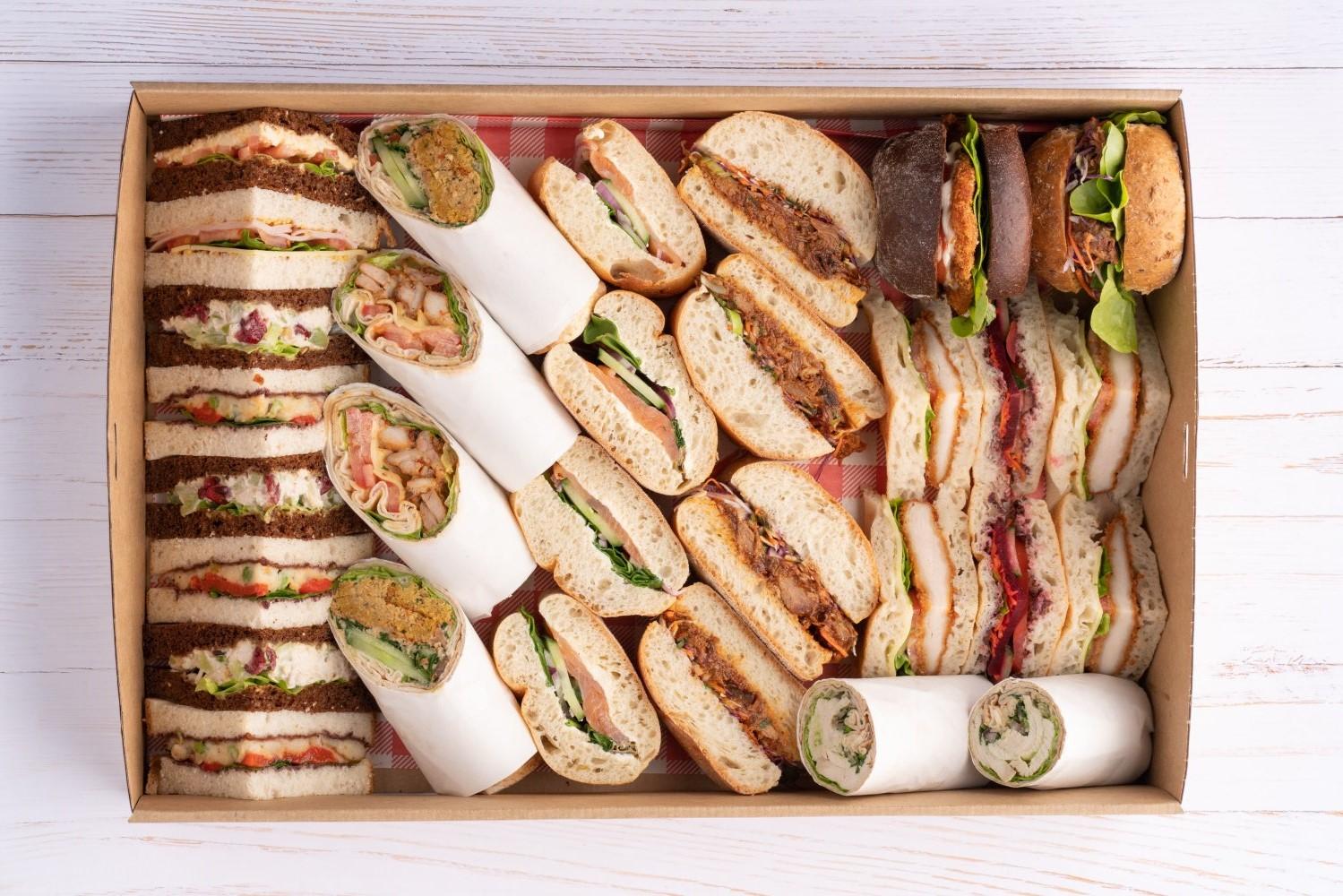 Vegan Bread Sandwich Platter