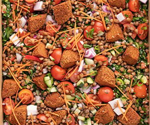 Lentil & Tabouleh Salad (Large Platter)