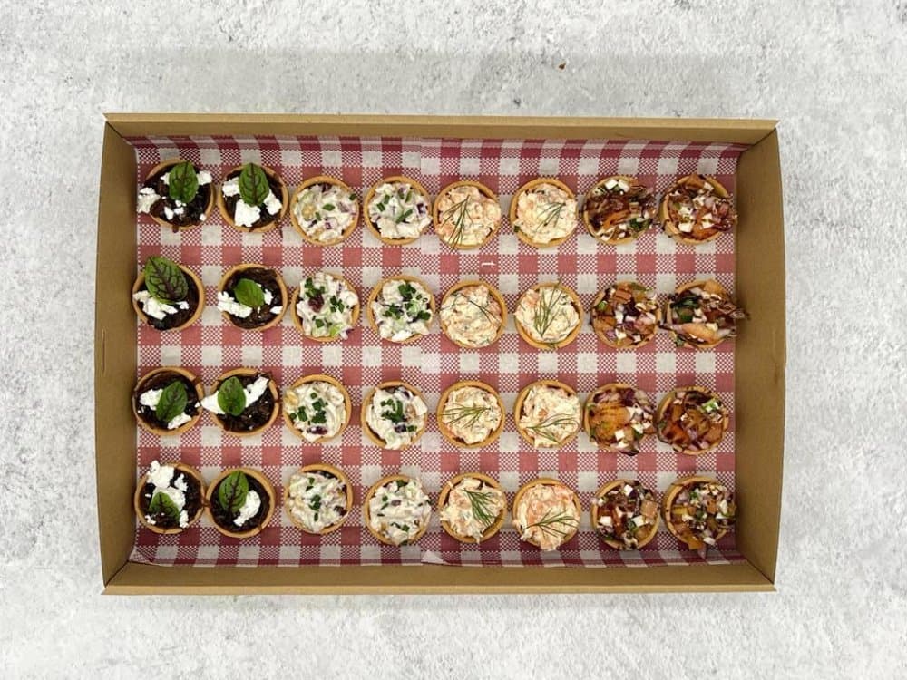 Handmade Savoury Tart Collection (Box of 24)