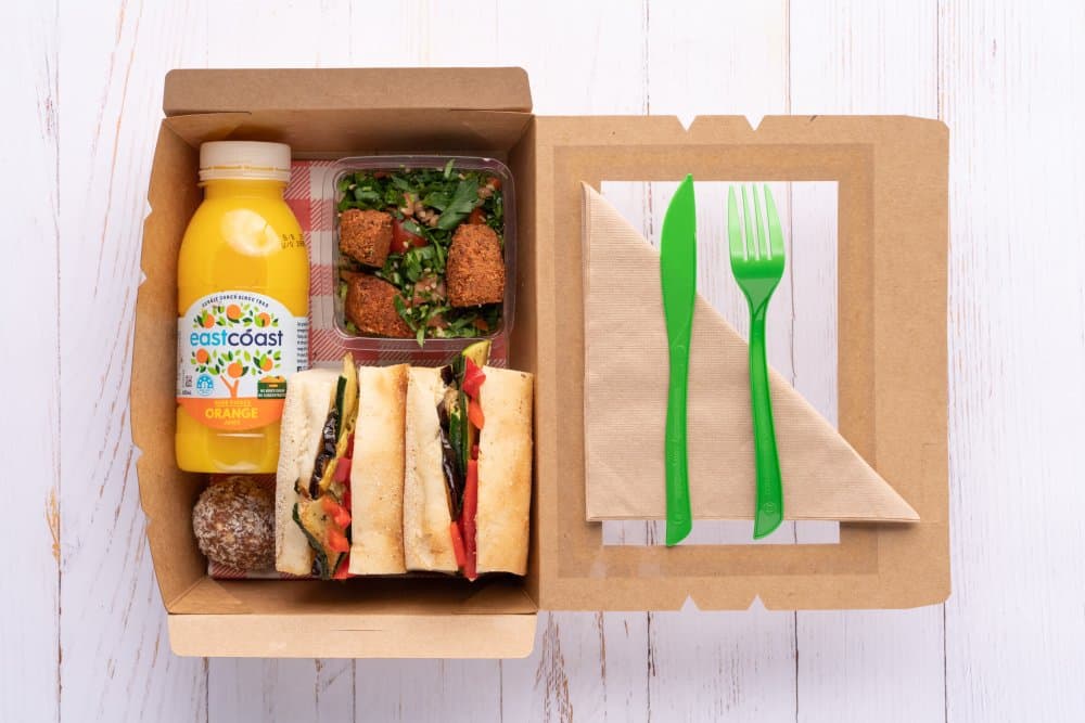 Vegan Lunch Box (Individually Packaged)