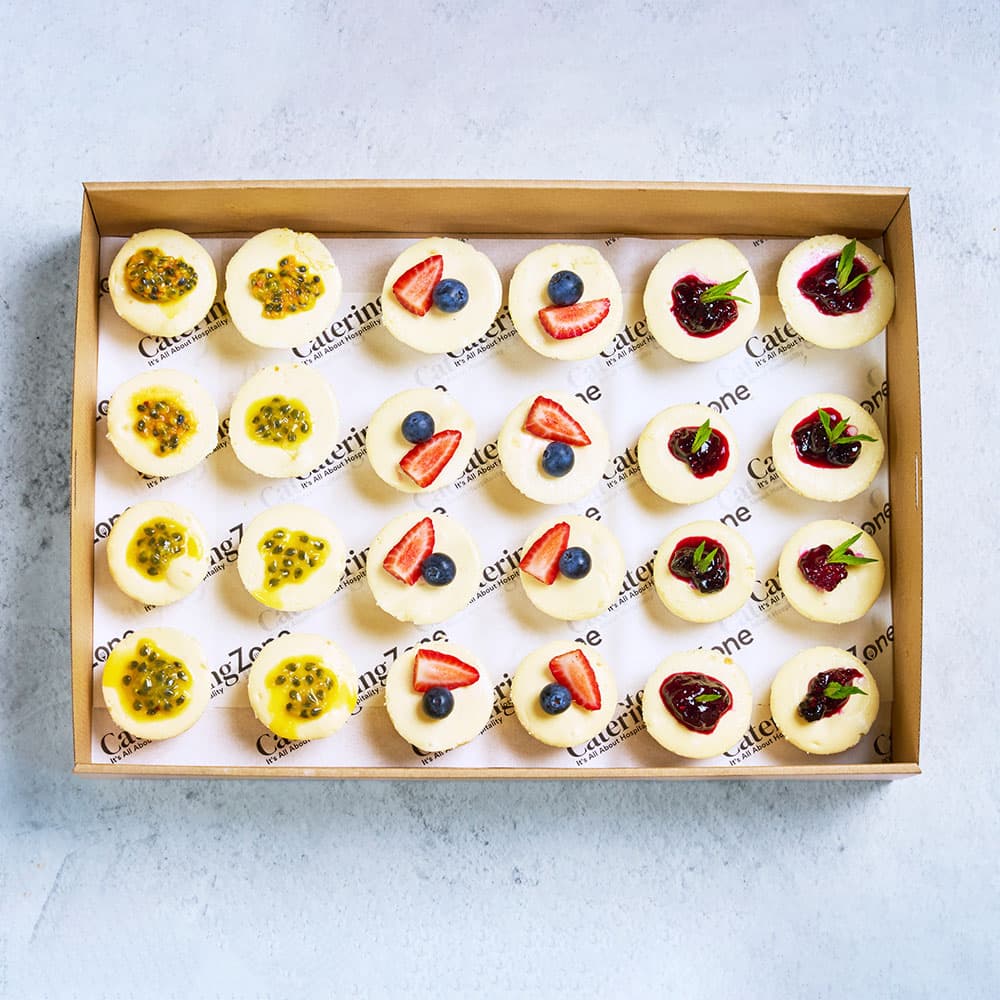 Assorted Mini Cheese Cake Platter (Box of 24)