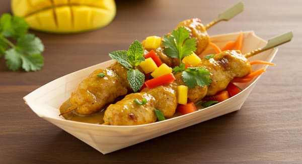 Satay chicken Savoury Skewer