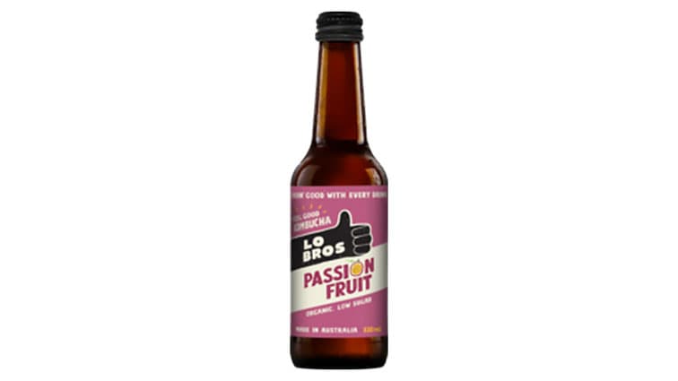 Passion Fruit Kombucha Lo Bros (330ML)