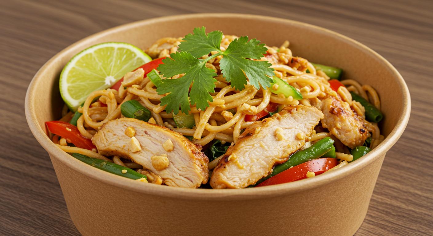 Thai Chicken Noodle Salad Box