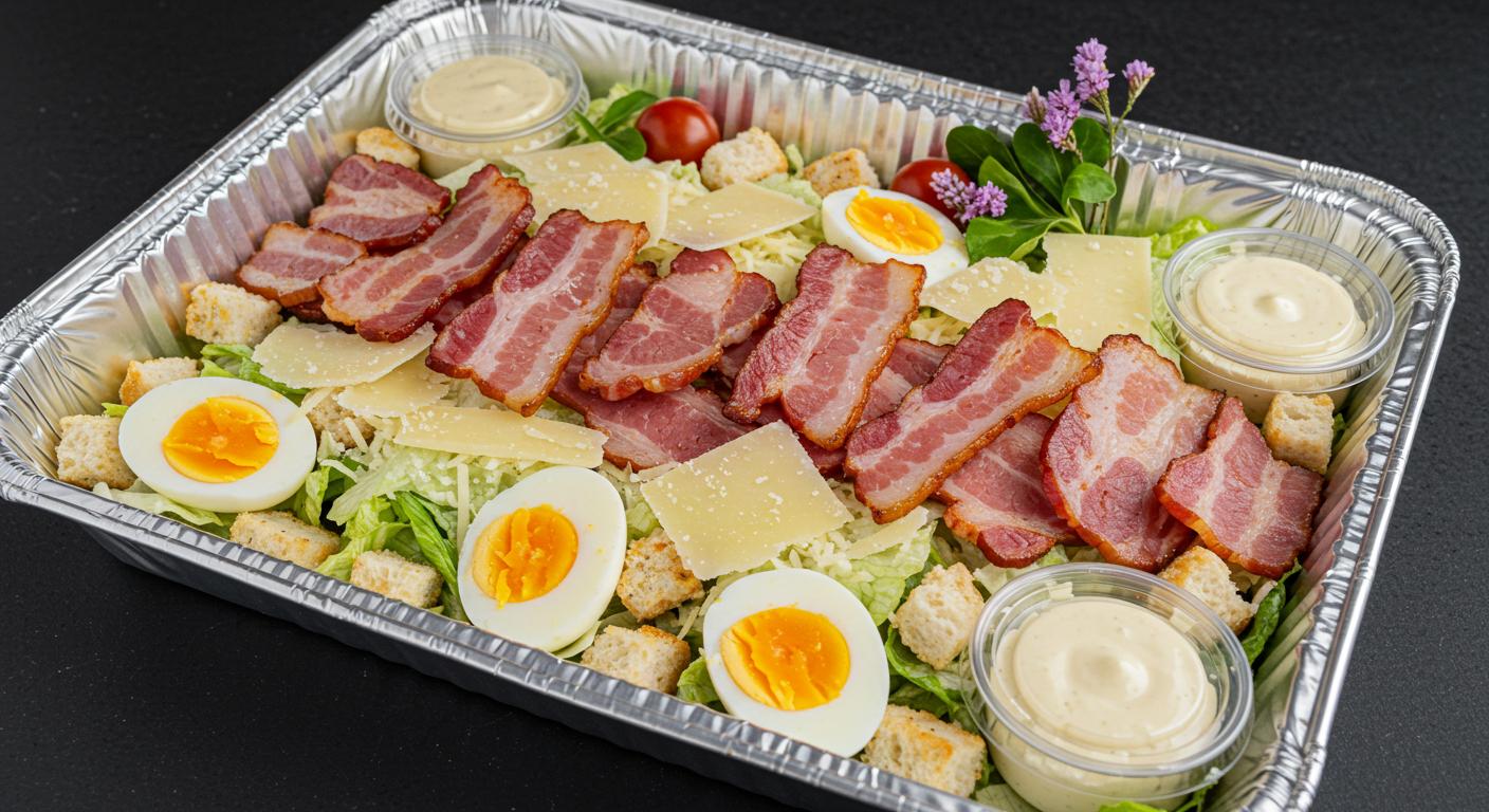 Bacon Caesar Fresh Salad Platter
