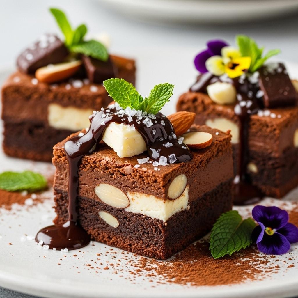 Triple Choc Almond Brownie Bite