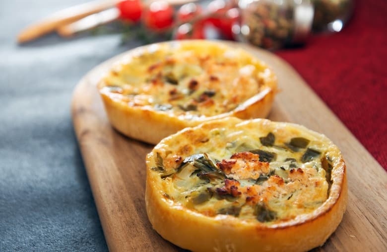 Salmon Cream Cheese Tart
