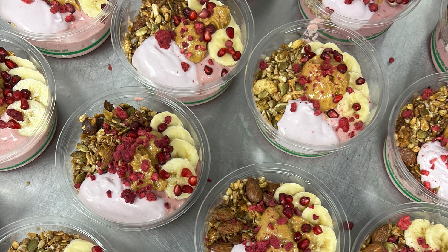 Apple and Cinnamon Bircher Muesli Bowl