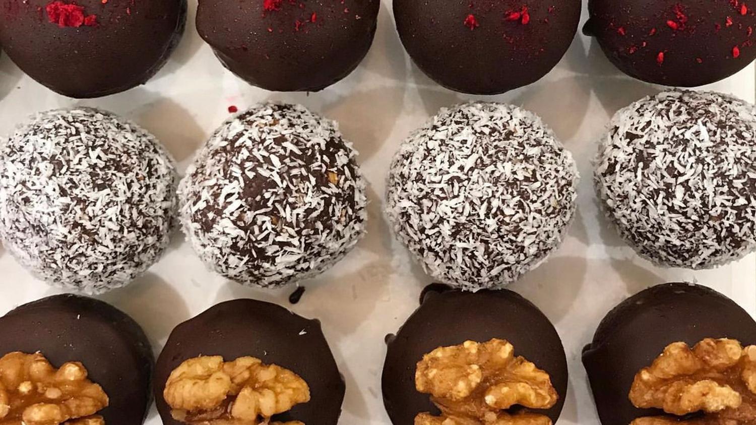 Chocolate and Coconut Truffles