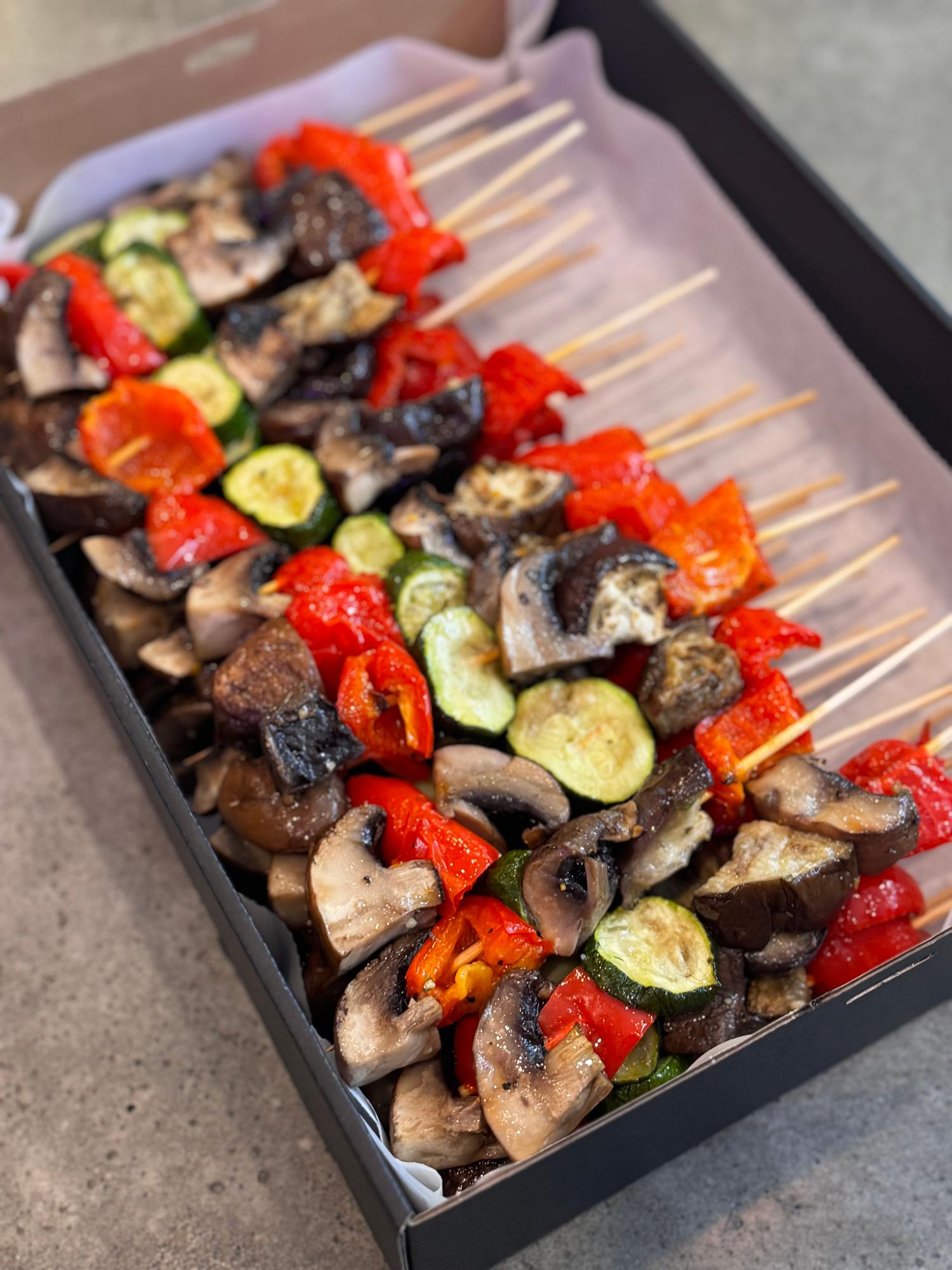 Mixed Roast Vegetable Skewer