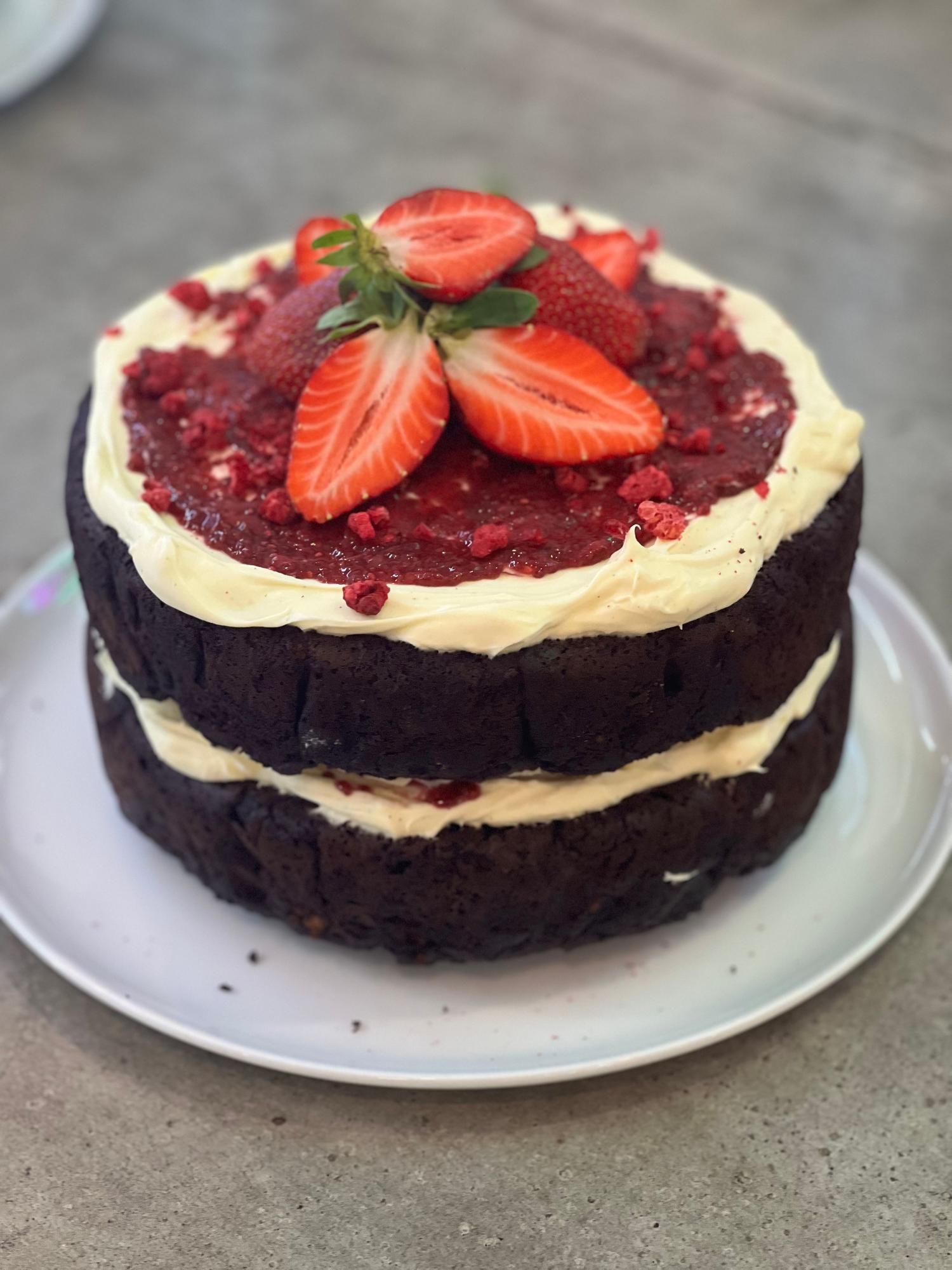 Whole Baked Cake - Chocolate and Beetroot