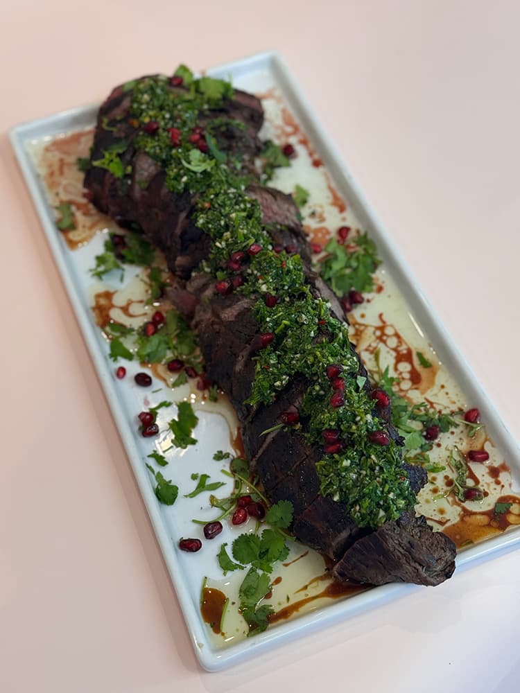 Eye Fillet with Chimmichurri