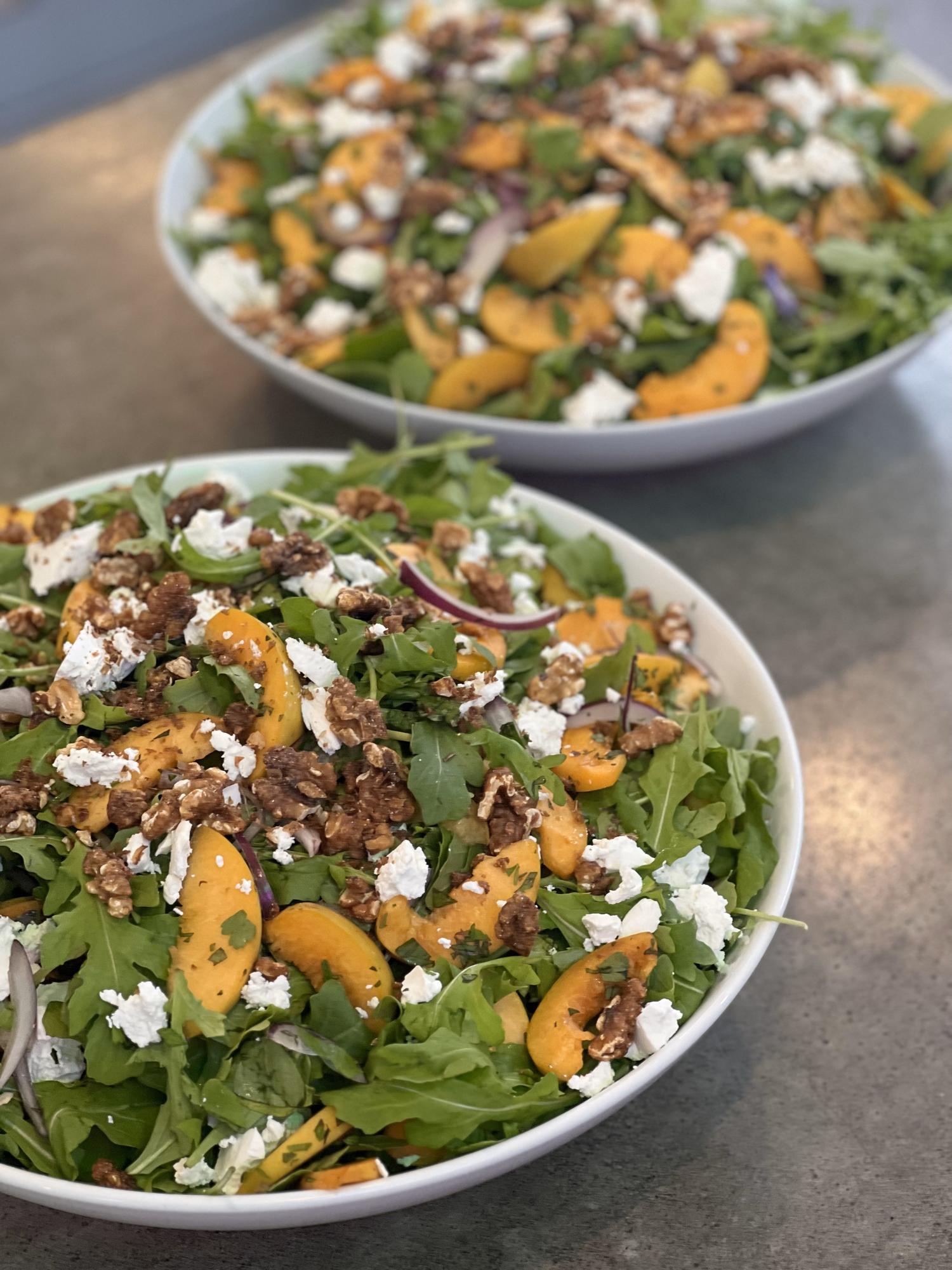 Summer Peach or Berry & Feta Salad (Small Bowl)