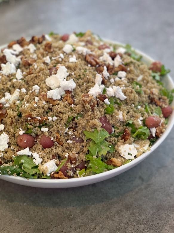 Roasted Grape & Quinoa Salad (Small Bowl)