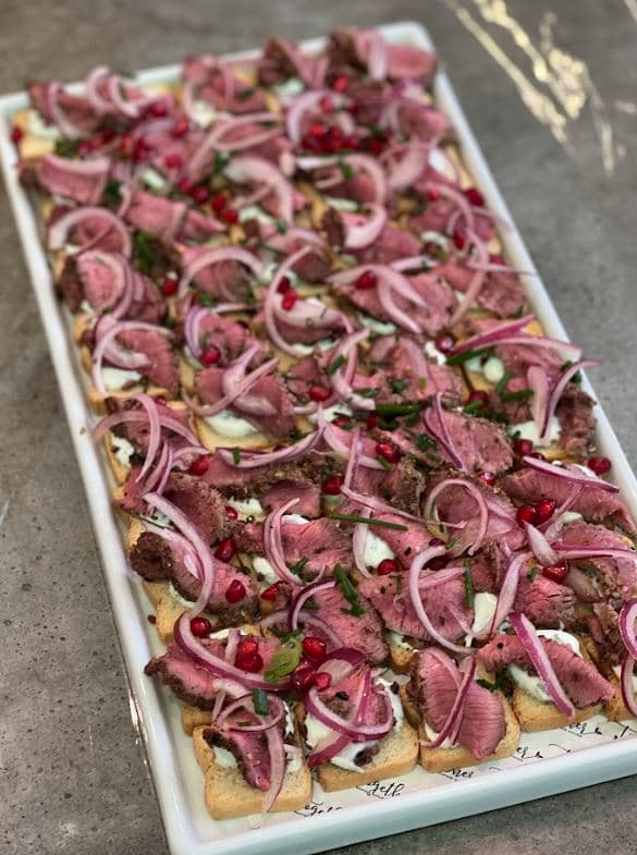 Lamb & Tzatziki Crostini