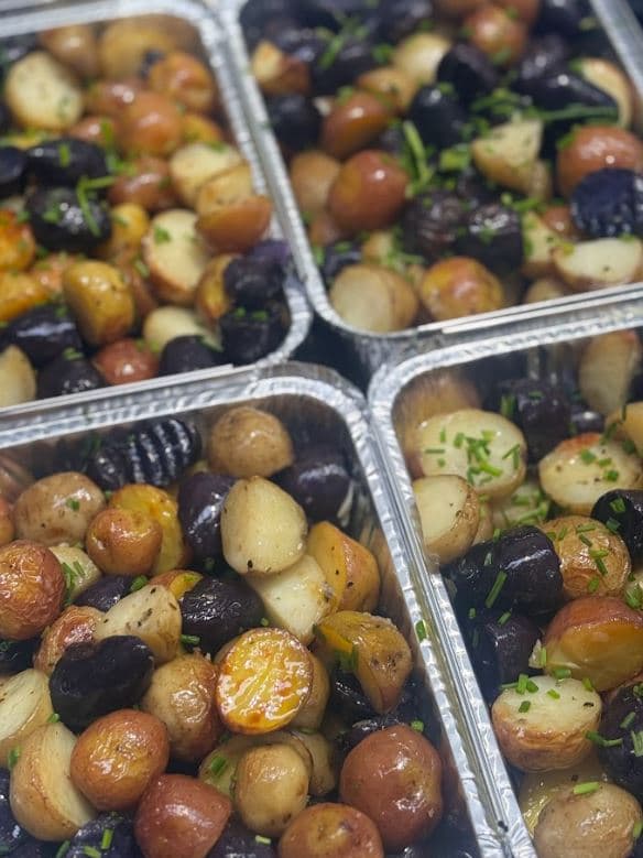 Garlic Roasted Baby Potatoes