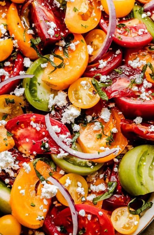 Heirloom Tomato, Mozzarella,Basil & Balsamic Glaze