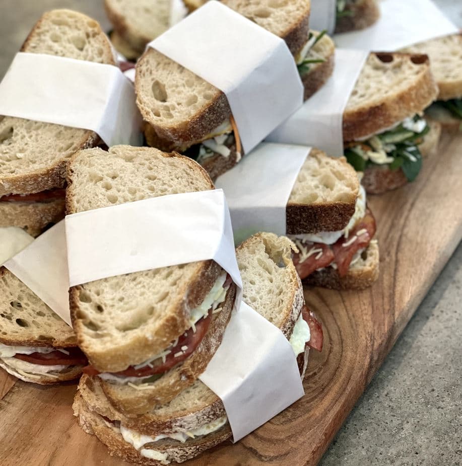 Breakfast Sourdough Sandwiches