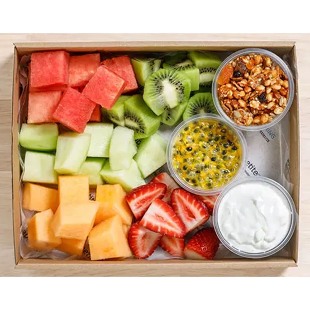 Diced Fruit & Granola Breakfast Platter