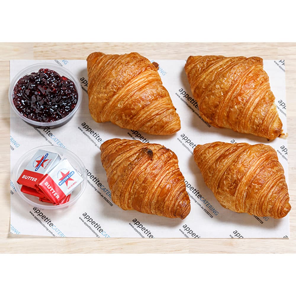 Mini Croissant with Jam & Butter