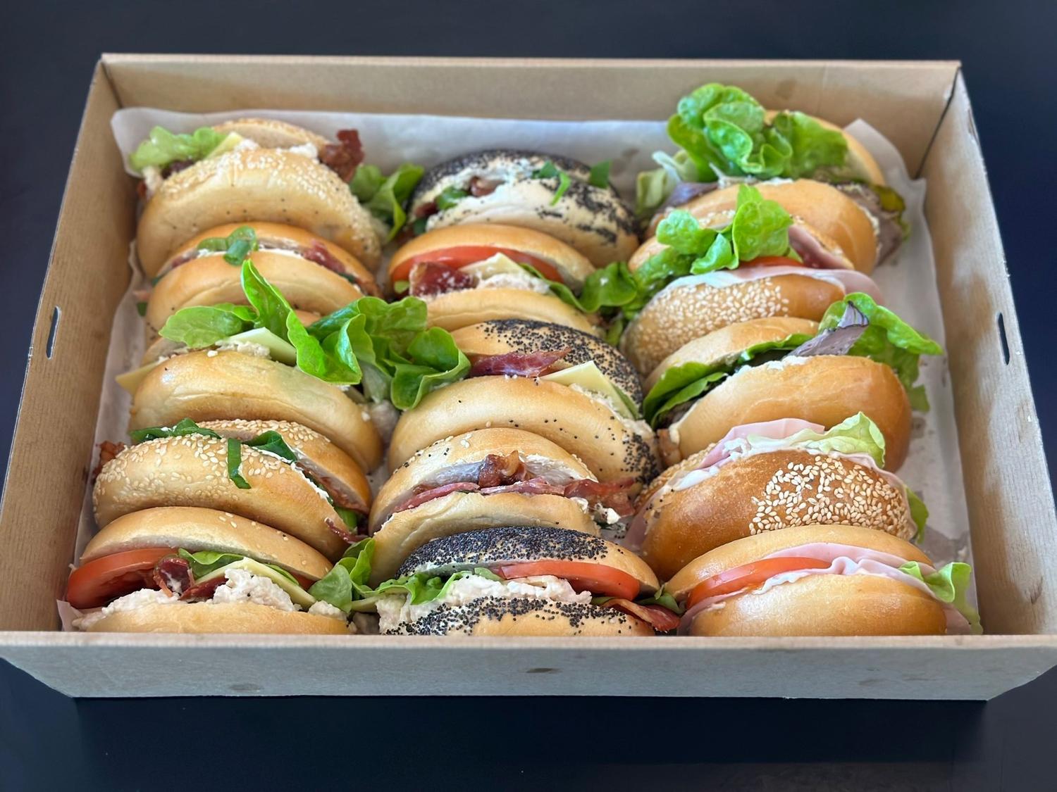 Large Bagel Platter (24 Pieces)