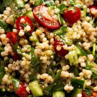 Pearl Couscous Salad (Sharing Platter for 10)