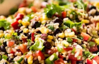 Mexican Rice Salad (Sharing Platter for 10)